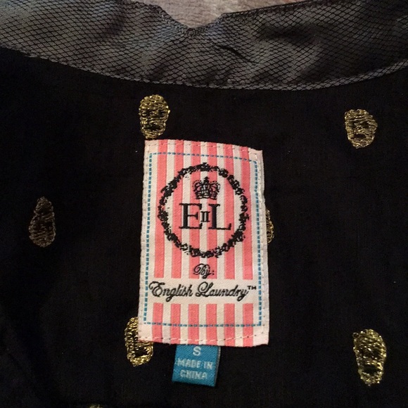 Awesome English Laundry Embroidered Skull Shirt - Picture 9 of 9